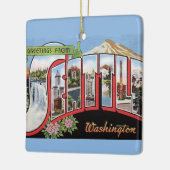 Vintage Seattle Washington Ornament (Links)