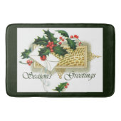 Vintage Seizoenen kerstmis Badmat (Voorkant)