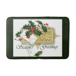 Vintage Seizoenen kerstmis Badmat