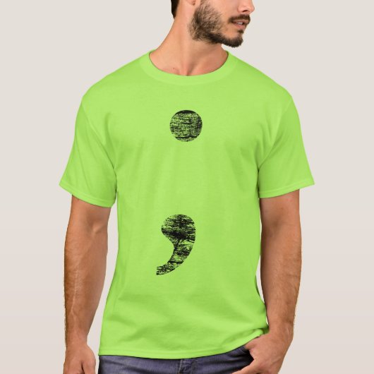 Vintage Semicolon Shirt (Voorkant)