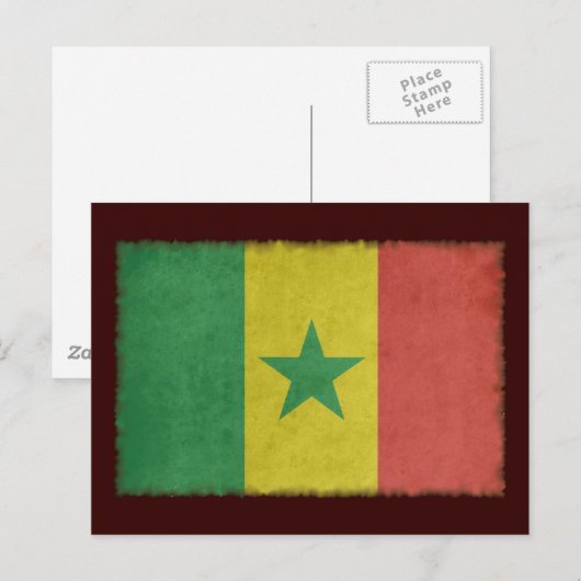 Vintage Senegal Briefkaart (Voorkant / Achterkant)
