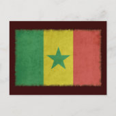 Vintage Senegal Briefkaart (Voorkant)