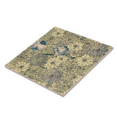 Vintage Sepia Floral Tegeltje (Zijkant)