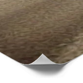 Vintage Sepia Scene 1940s auto Fantasy Poster (Hoek)