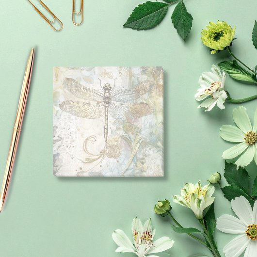 Vintage Serene Dragonfly  Post-it® Notes