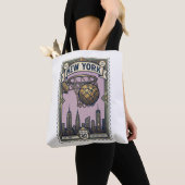 Vintage Serie New York Design Tote Bag (Dichtbij)