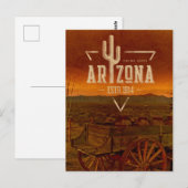 Vintage Series Arizona Travel Briefkaart (Voorkant / Achterkant)