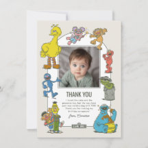 Vintage Sesame Street Characters Birthday