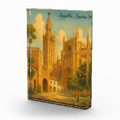 Vintage Seville Spain Andalusia Travel Fotoblokken (Rechts)