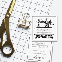 Vintage Sewing Machine Logo