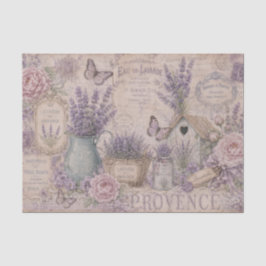 Vintage Shabby Chic Provence Frans Lavendel  Tissuepapier