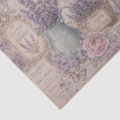 Vintage Shabby Chic Provence Frans Lavendel Tissuepapier (Detail)