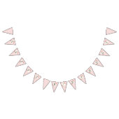 Vintage Shabby Chic Rozen Frame Bunting Vlaggen Vlaggetjes (Alle)