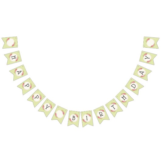 Vintage Shabby Chic Rozen Frame Vlaggetjes (Alle)