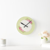 Vintage Shabby Chic Rozen Frame Wandklok (Huis)