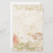 Vintage Shabby Chic Sweet Angelique Briefpapier (Voorkant / Achterkant)
