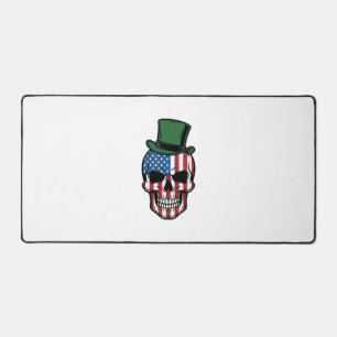 Vintage Shamrock Schedel Vlag Vector Design_1 Bureaumat