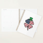 Vintage Shamrock Vlag St. Patrick's Dag Planner (Display)