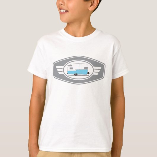 Vintage Shasta Trailer T-shirt (Voorkant)