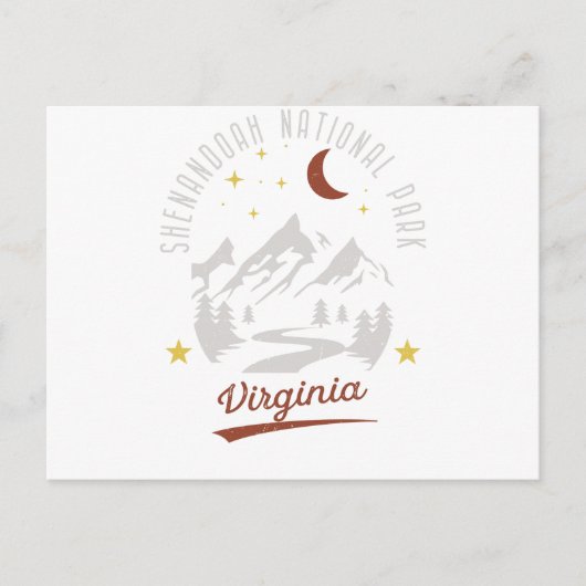 Vintage Shenandoah National Park Virginia Briefkaart (Voorkant)