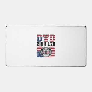 Vintage Shih Tzu Vader Patriottisch Hond Shirt Ont Bureaumat