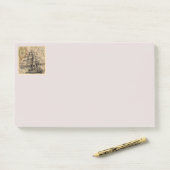 Vintage Ship And Map Post-it® Notes (Op bureau)