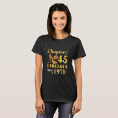 Vintage Shirt 1978 | 45e verjaardag van het cadeau (Voorkant volledig)