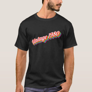 Vintage Shirt 1980   Cool Retro Gift 40 t