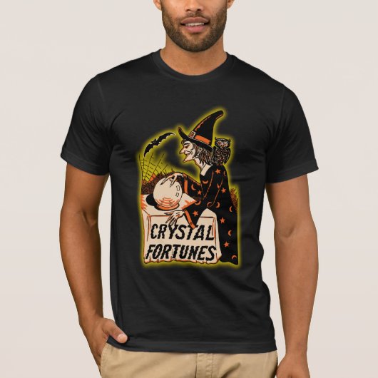 Vintage Shirt Halloween Crystal Fortunes (Voorkant)