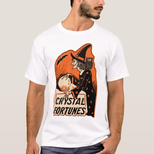 Vintage Shirt Halloween Crystal Fortunes (Voorkant)
