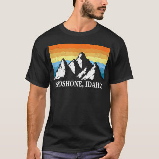 Vintage Shoshone Idaho Berg Wandelen Souvenir T-shirt