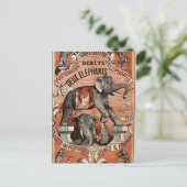 vintage show briefkaart (Staand voorkant)