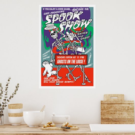 Vintage Show Poster (Keuken)