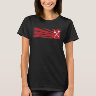 vintage Shuffleboarding voor mannen vrouwen retro  T-shirt
