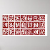 Vintage Sierletters - Print (Voorkant)