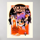 Vintage Silent Film Poster (Voorkant)