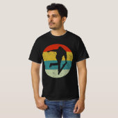 VINTAGE silhouet 70S T-shirt (Voorkant volledig)