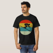 VINTAGE silhouet 70S T-shirt (Voorkant volledig)