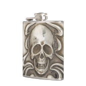 Vintage Silver Repousse Jewels Heupfles (Links)