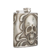 Vintage Silver Repousse Jewels Heupfles (Rechts)