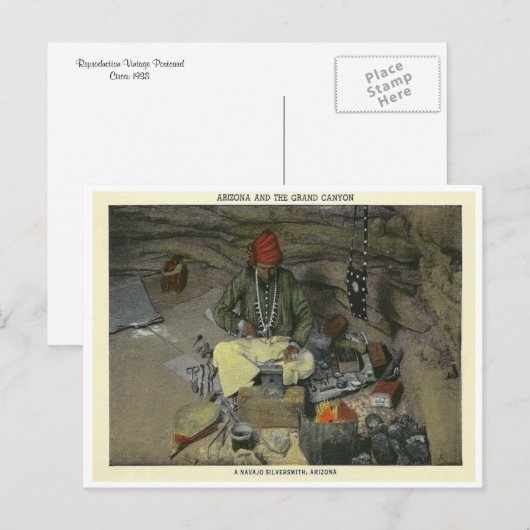 Vintage Silversmith Briefkaart (Voorkant / Achterkant)