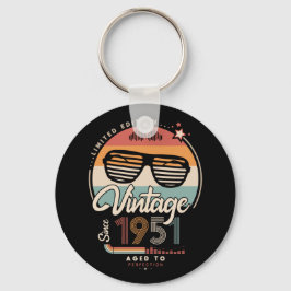 Vintage since 1951 sleutelhanger