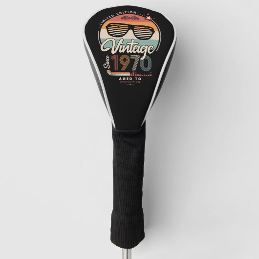 Vintage since 1970 golfheadcover (Voorkant)
