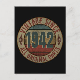 VINTAGE SINDS 1942 ALLE ORIGINELE ONDERDELEN BRIEFKAART