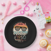 Vintage sinds 1950 papieren bordje (Feest)