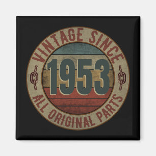 VINTAGE SINDS 1953 ALLE ORIGINELE ONDERDELEN MAGNEET