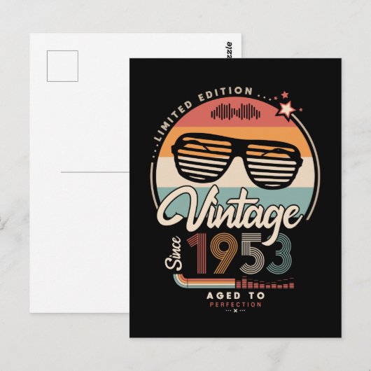 Vintage sinds 1953 briefkaart (Voorkant / Achterkant)