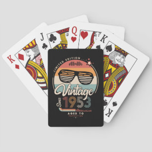 Vintage sinds 1953 pokerkaarten