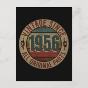 VINTAGE SINDS 1956 ALLE ORIGINELE ONDERDELEN BRIEFKAART