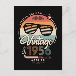 Vintage sinds 1956 briefkaart